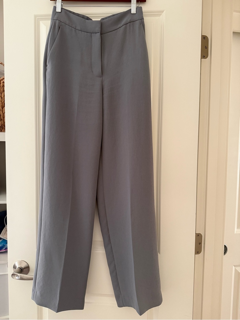 Aritzia limitless Women's Wide-Leg Pants in Light Gray/blue
